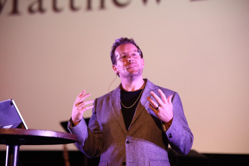 Lead Pastor preaching